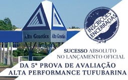 Sucesso absoluto no lançamento oficial da 5ª prova de avaliação Alta Performance Tufubarina